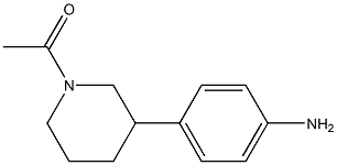 1-(3-(4-aminophenyl)piperidin-1-yl)ethanone 구조식 이미지