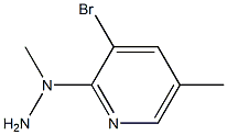 1-(3-bromo-5-methylpyridin-2-yl)-1-methylhydrazine Structure