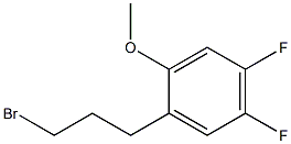 1-(3-bromopropyl)-4,5-difluoro-2-methoxybenzene 구조식 이미지