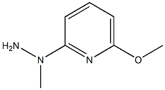 1-(6-methoxypyridin-2-yl)-1-methylhydrazine 구조식 이미지