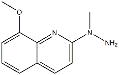 1-(8-methoxyquinolin-2-yl)-1-methylhydrazine Structure