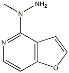 1-(furo[3,2-c]pyridin-4-yl)-1-methylhydrazine Structure