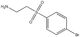 2-(4-bromophenylsulfonyl)ethanamine Structure