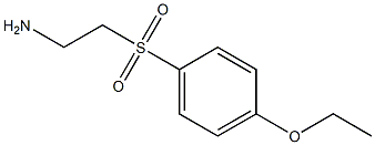 2-(4-ethoxyphenylsulfonyl)ethanamine Structure