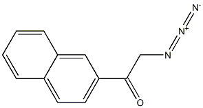 2-azido-1-(naphthalen-2-yl)ethanone Structure