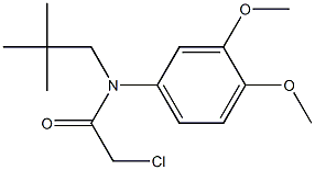 2-chloro-N-(3,4-dimethoxyphenyl)-N-neopentylacetamide Structure