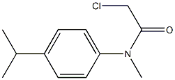 2-chloro-N-(4-isopropylphenyl)-N-methylacetamide 구조식 이미지