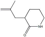 3-(2-methylallyl)piperidin-2-one 구조식 이미지