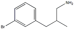 3-(3-Bromo-phenyl)-2-methyl-propylamine Structure