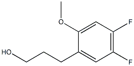 3-(4,5-difluoro-2-methoxyphenyl)propan-1-ol Structure