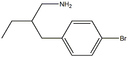 3-(4-Bromo-phenyl)-2-ethyl-propylamine Structure