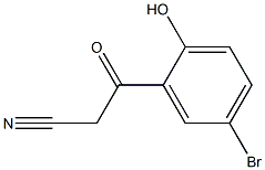 3-(5-bromo-2-hydroxyphenyl)-3-oxopropanenitrile Structure