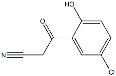 3-(5-chloro-2-hydroxyphenyl)-3-oxopropanenitrile 구조식 이미지