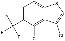 3,4-dichloro-5-(trifluoromethyl)benzo[b]thiophene Structure