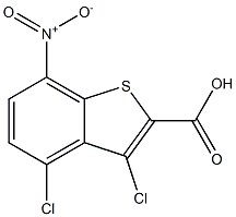 3,4-dichloro-7-nitrobenzo[b]thiophene-2-carboxylic acid Structure