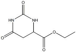 ethyl hexahydro-2,6-dioxopyrimidine-4-carboxylate 구조식 이미지