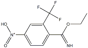 N-(4-(ethoxy(imino)methyl)-3-(trifluoromethyl)phenyl)-N-oxohydroxylammonium 구조식 이미지