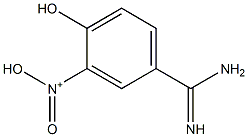 N-(5-carbamimidoyl-2-hydroxyphenyl)-N-oxohydroxylammonium 구조식 이미지