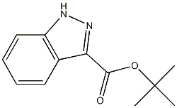 tert-butyl 1H-indazole-3-carboxylate 구조식 이미지