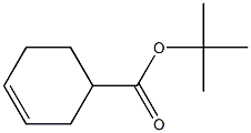 tert-butyl cyclohex-3-enecarboxylate 구조식 이미지