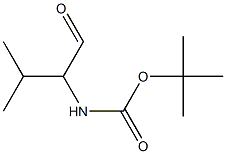 tert-butyl-1-formyl-2-methylpropylcarbamate 구조식 이미지