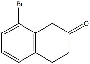 8-bromo-3,4-dihydronaphthalen-2(1H)-one Structure