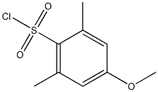 2,6-Dimethyl-4-methoxybenzenesulphonyl chloride Structure