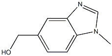 1-Methylbenzimidazole-5-methanol Structure