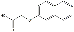 (isoquinolin-6-yloxy)-acetic acid 구조식 이미지