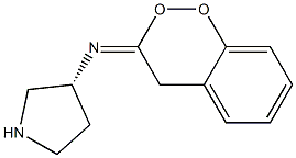 (R)-benzylN-pyrrolidin-3-ylmethanimidoperoxoate Structure