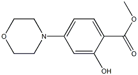 Methyl 2-Hydroxy-4-Morpholinobenzoate Structure
