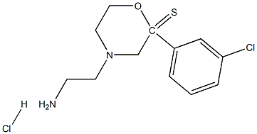 2-(3-Chlorophenyl)-2-Thiomorpholinoethanamine Hydrochloride 구조식 이미지