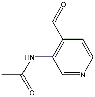 N-(4-formylpyridin-3-yl)acetamide 구조식 이미지