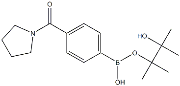 4-(1-Pyrrolidinylcarbonyl)benzeneboronic acid pinacol ester 구조식 이미지