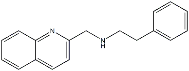 (2-phenylethyl)(quinolin-2-ylmethyl)amine 구조식 이미지