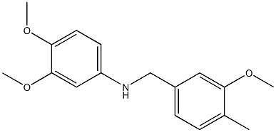 (3,4-dimethoxyphenyl)(3-methoxy-4-methylphenyl)methylamine Structure