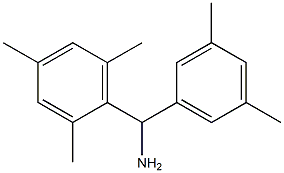 (3,5-dimethylphenyl)(2,4,6-trimethylphenyl)methanamine Structure