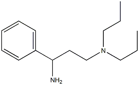 (3-amino-3-phenylpropyl)dipropylamine Structure