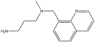 (3-aminopropyl)(methyl)(quinolin-8-ylmethyl)amine Structure