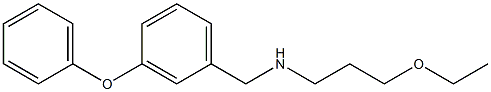 (3-ethoxypropyl)[(3-phenoxyphenyl)methyl]amine 구조식 이미지