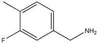 (3-fluoro-4-methylphenyl)methanamine Structure