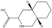 (4aS,8aS)-decahydroisoquinoline-3-carboxylic acid Structure
