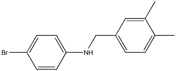 (4-bromophenyl)(3,4-dimethylphenyl)methylamine 구조식 이미지