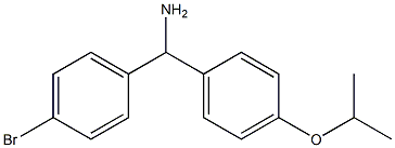 (4-bromophenyl)[4-(propan-2-yloxy)phenyl]methanamine 구조식 이미지