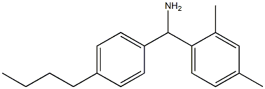 (4-butylphenyl)(2,4-dimethylphenyl)methanamine Structure