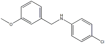 (4-chlorophenyl)(3-methoxyphenyl)methylamine Structure