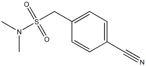 (4-cyanophenyl)-N,N-dimethylmethanesulfonamide 구조식 이미지