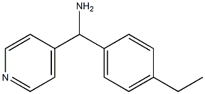 (4-ethylphenyl)(pyridin-4-yl)methanamine Structure