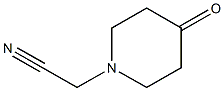 (4-oxopiperidin-1-yl)acetonitrile Structure