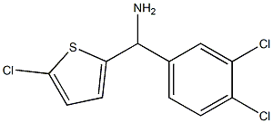 (5-chlorothiophen-2-yl)(3,4-dichlorophenyl)methanamine Structure
